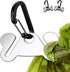 2PCS Dog Poop Bag Holder, Waste Holder for Dispenser Carrier, Hands-Free Metal