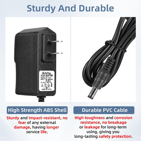 Aquarium Light LED Power Adapter AC 100-240V DC 12V 1A Replacement for Fish Tank Light Power Supply