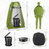 YOSN Set, Portable Toilet with Pop-Up Privacy Tent Adjustable Height Camping Toilet for Outdoor with Portable Bathroom