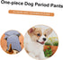3pcs One-Piece Dog Period Pants Underwear for Female Dogs Light Grey Absorbent Diaper Design for Menstrual Care Keeps