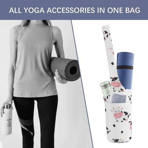 JZDACH Multi-functional Storage Tote for Fitness Accessories, Yoga Mat Bag for Men Women