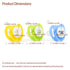 Vexulipro (3 Pack) Pet Pacifiers for Small Pets Photo-Prop Pacifiers for Puppies & Kittens, Cute Accessory for Small
