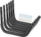 Heavy Duty Kayak Storage Racks, 15 Inch Wall Mount Garage Hooks for Kayak, Canoe, Surfboard, Paddle Board