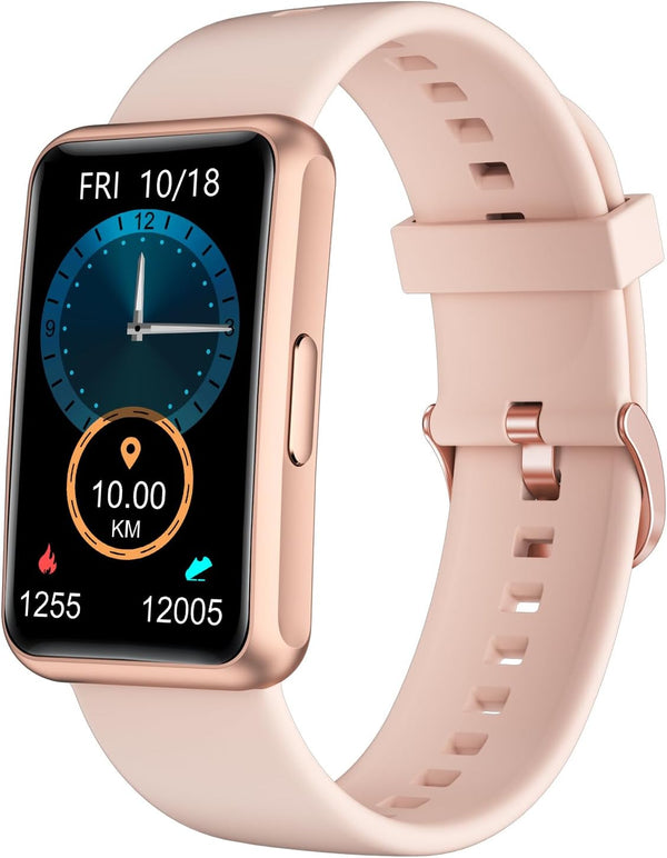 HUAKUA Fitness Tracker, No Bluetooth or APP Needed, Waterproof Fitness Watch for Men and Women