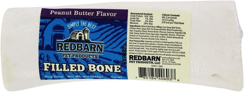 (Pack 2) Redbarn Filled Bone Peanut Butter Large