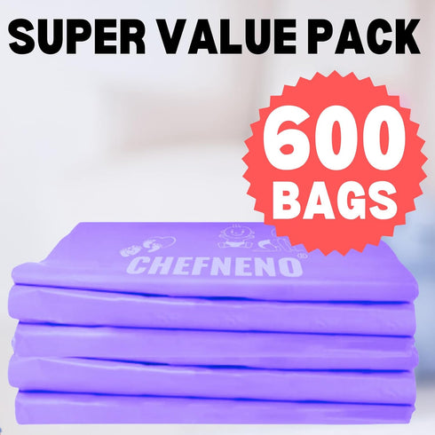 (600 600 Disposable Diaper Bags ct.) Cherry Blossom Scented Easy Tie Handles Scented Bulk Diaper Sacks Disposable Dog