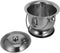 Robust Stainless Steel Urinal Bucket Lid for Adults and Seniors Portable Potty