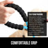 Gorilla Grip Heavy Duty Dog Leash, Soft Handle, Strong Reflective Rope for Night Walking, Durable Puppy Leash (Blue)