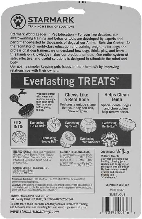 Starmark Everlasting Treats Dental Chews, Large, 2 Count, Chicken Flavored
