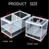 2 Pcs Aquarium Hatchery Net Fish Isolation Box,Nylon Mesh Fish Fry Hatchery Breeder Box Separation Net with Isolation Board