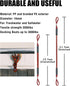 Geelu 2.5FT Bungee Dock Line, 2PCS Boat Fender Ropes for Fenders, Buoys, Docking Pontoons, Boat Accessories