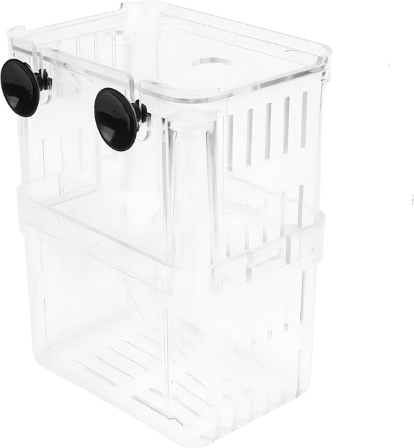 Petzilla In-Tank Aquarium Breeder Box, Breeding Incubator for Small Fish, Acrylic Divider for Shrimp & Clownfish