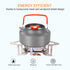 Portable Backpacking Stove with Piezo Ignition, Windproof Camping Gas Stove for Outdoor Camping Hiking Picnic