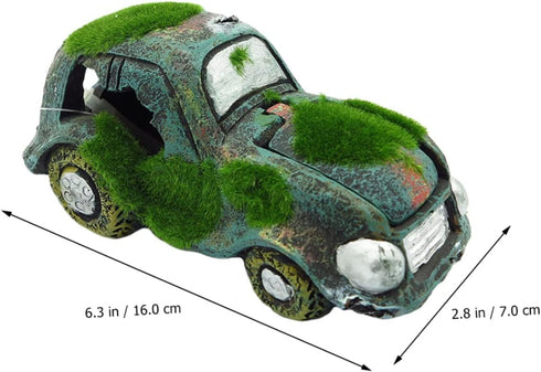 Fish Tank Landscaping Car Truck - Resin Car Ornament for Aquarium Hideout Decorations