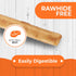 40 Pack 5 Inch Canine Naturals Beef Chew - Rawhide Free Dog Treats - Made with Real Beef - Poultry Free Recipe
