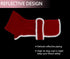 Geyecete Dachshund Sweaters - Red-L Dachshund Coat with Padded Fleece Lining and High Collar, Dog Snowsuit Adjustable