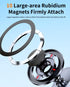 Zenithra 17/16/15/14/13/12 Ultra-Secure Magnetic Golf Cart Phone Mount | Compatible with iPhone & MagSafe Cases |