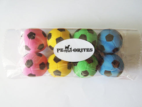 Foam Soccer Balls Cat Toys, Pack of 8