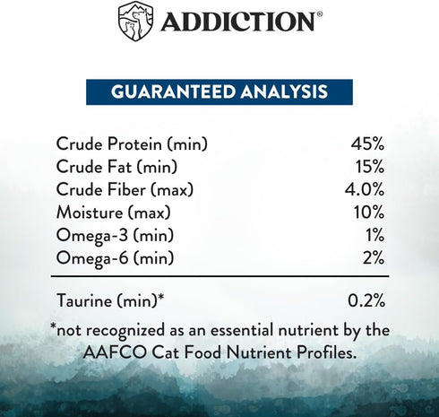 Addiction Wild Islands Pacific Catch Premium King Salmon, Mackerel & Hoki Dry Cat Food, 4 lb