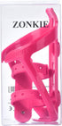 ZONKIE Bicycle Bottle Cages, Plastic Bike Bottle Holder with Mounting Base, Pink