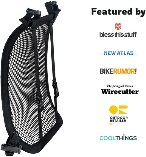 VentaPak Lightweight Ventilation Backpack Spacer: External Frame for Hiking & Biking Backpacks