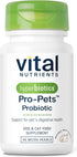 Vital Nutrients Pro Pets Probiotics for Dogs and Cats | Digestive Health, Gut Health, Occasional Diarrhea | 60 Micro