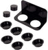 WACOOL Magnetic Reptile Ledge, Acrylic Gecko Feeding Ledge with 6PCS Cups for Geckos and Chameleons