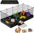 Guinea Pig Cages DIY Small Animal Playpen with Waterproof Liner, Expandable Cage