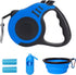Retractable Dog Leash, Automatic Telescopic Tractor Tape, 10/16 FT Durable with Folding Bowl, Dispenser for Small