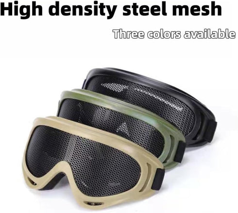 Wokyo Protective Outdoor Glasses, Military Tactical Goggles for Paintball, Movie Props, and Outdoor Activities