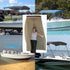 Privacy Tent for Boats - Pull-Down Type Privacy Curtain Suitable for Bimini Top