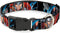 Buckle-Down THOR Poses/Hammer Plastic Clip Collar - 1" Wide - Fits 15-26" Neck - Large