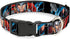 Buckle-Down THOR Poses/Hammer Plastic Clip Collar - 1" Wide - Fits 15-26" Neck - Large