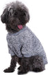 Pet Dog Classic Knitwear Sweater, Warm Winter Puppy Coat, Soft Sweater for Small Dogs (XXS, Grey)