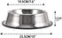 2Packs Stainless Steel Dog Bowl with Anti-Skid Rubber Base for Small/Medium/Large Pet, Perfect Dish, Pets Feeder Bowl and Water Bowl Perfect Choice for Dog Puppy Cat and Kitten (26oz)