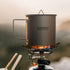 Lixada Titanium Pot, Lightweight Camping Pot, Titanium Cup, Backpacking Pot with Portable Handles