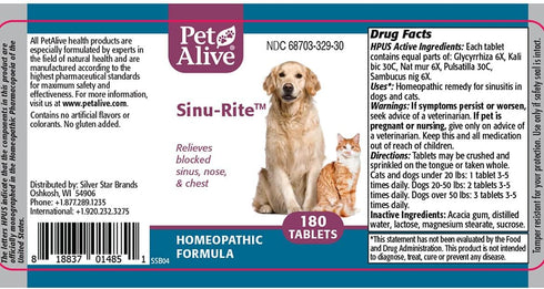 PetAlive Respiratory ComboPack for Pets - Natural Remedies for Colds and Sinus Issues