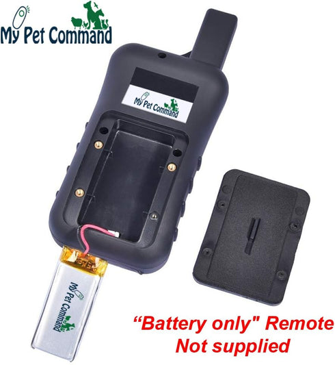 My Pet Command Replacement Rechargeable Lithium Batteries and Dual USB Charging Cable for Dog Training Collars