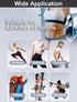SUJAYU Workout Gloves for Women & Men, Anti-Slip Fingerless Gloves for Weightlifting, Mens Workout Gloves Gym Gloves
