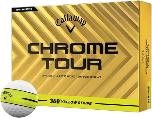 Callaway Prior Generation Chrome Tour 360 Stripe Golf Balls