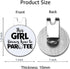 This Girl Knows How to Par Tee Golf Ball Marker with Magnetic Hat Clip, Funny Golf Accessories and Golf Gifts for Women Her Wife Daughter, Birthday for Golfer Golf Lovers
