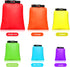 Waterproof Dry Bag Set, 15L+8L+5L+4L+3L+2L Lightweight Sacks with Long Adjustable Shoulder Strap for Kayaking, Rafting,