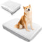 Replacement Washable Dog Bed Covers (Cover Only), Waterproof Warm Dog Mattress Cover, Plush Dog Bed Cover, Easy to