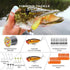 Telescopic Fishing Rod and Reel Combos, Carbon Fiber Fishing Rod with Stainless Steel Baitcasting Reel