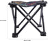 Angoily Folding Camping Stool for Adults Portable Outdoor Fishing Folding Bench with Backrest Oxford Cloth Large