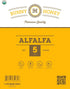 12 lb wt/5 lb Bunny Honey Organic Alfalfa Hay for Bunnies Dim High-Protein & Calcium, Supports Growth & Dental Health