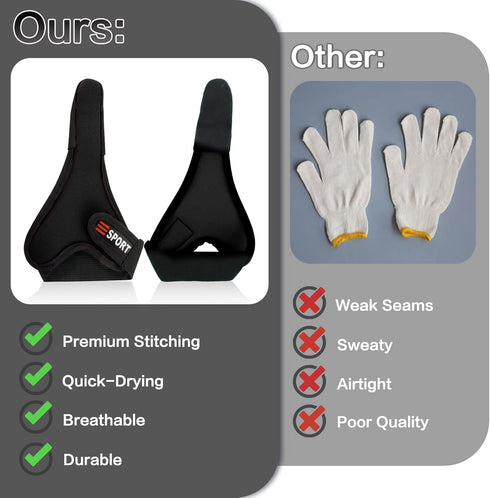 Single-Finger Gloves, 3 Pack Anti-Slip Fishing Glove, Index Finger Neoprene Professional Protector for Outdoor