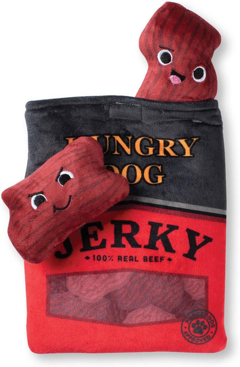 Fringe Studio Plush Dog Toy, Snack Attack, Hide & Seek Interactive Pet Toy, Pet Shop Collection