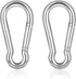Lifesport Gear 316 Marine Grade Marked Stainless Steel Carabiner Clips, Heavy Duty Spring Snap Hooks for Gym
