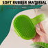 2pcs Dog Grooming Brush, Pet Shampoo Bath Brush Dog Grooming Shedding Brush Soothing Massage Rubber Comb